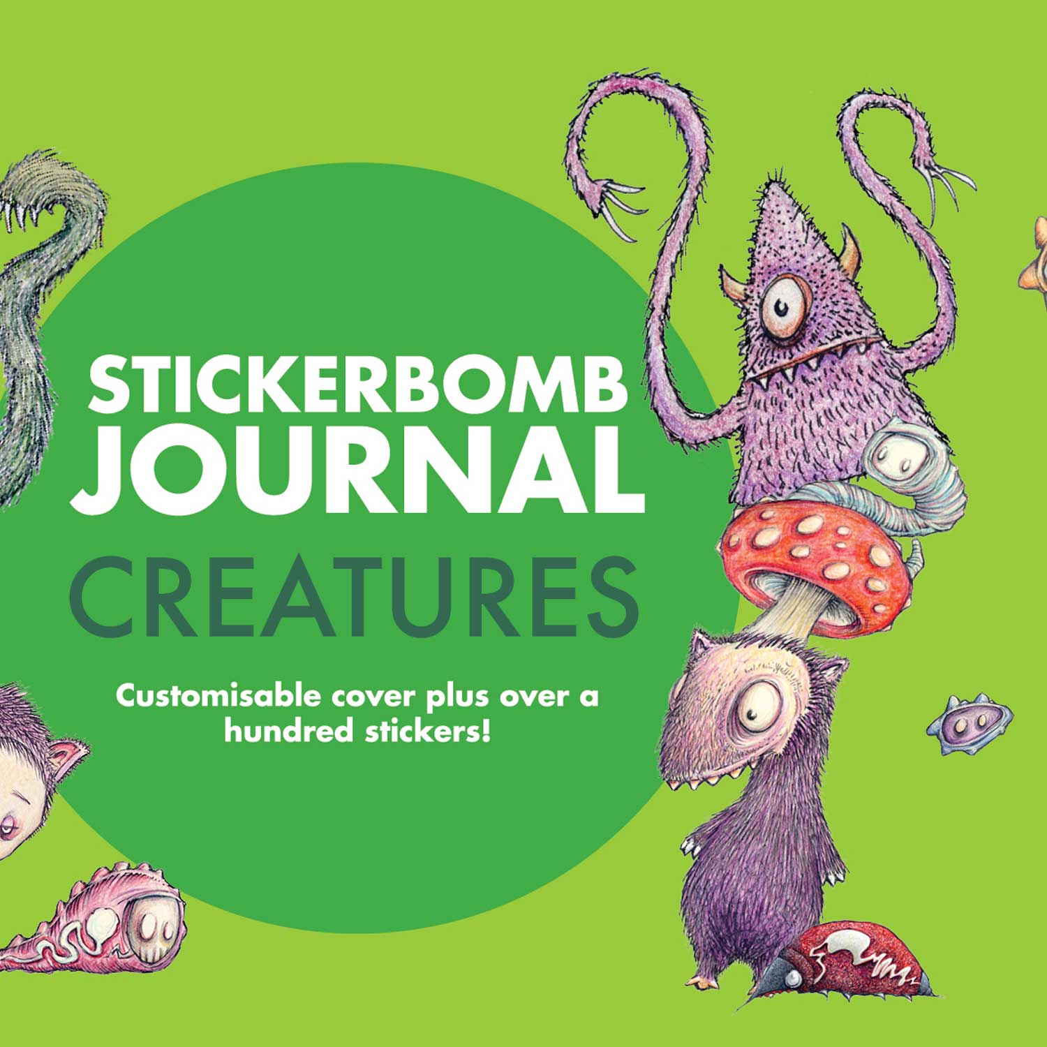 Stickerbomb Journal: Creatures